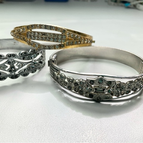 Antique Art Deco Bangles Restoration Lot of 3 - Picture 4 of 10